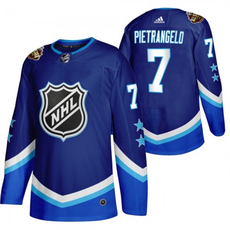 Vegas Golden Knights Alex Pietrangelo 7 2022 NHL All-Star Blauw Authentic Shirt - Mannen